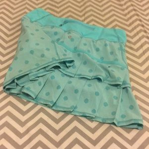 Lululemon tennis yoga skort blue size 4 tall